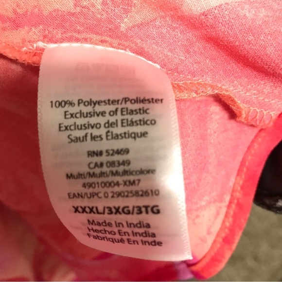 3/$15*New* Sofia Vergara smocked frame ruffle top Peach amber Pomona petals XXXL - Picture 12 of 12